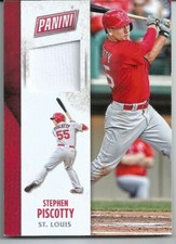 2016 Panini Black Friday Jerseys #6 Stephen Piscotty