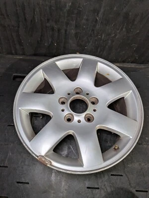 1999-06 BMW 325i E46 WHEEL FACTORY RIM 7x16" 7 STAR SPOKE ALLOY CAP STYLE 45 - Image 1 of 4