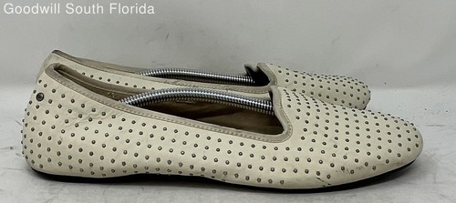 Mocassini bassi UGG donna Alloway 1002927 bianchi punta tonda taglia 9