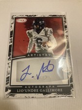 2022 Sage Artistry Autograph  Lio'undre Gallimore