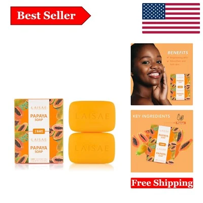 Barra exfoliante de papaya y aloe vera - Ilumina y calma la piel sensible Foto 1 de 4