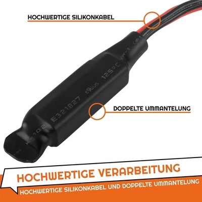 2 Last Widerstand Leistungswiderstand Mini LED Blinker Blinklicht 10 Watt 17 Ohm - Bild 1 von 4