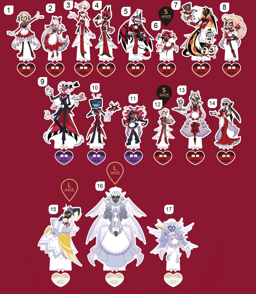 Hazbin Hotel Acrylic Stand Standee Animate Cafe 2025 Limited - Image 1 of 1