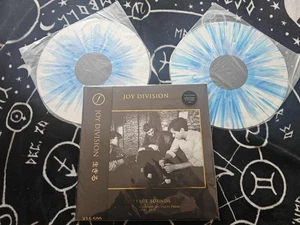 JOY DIVISION RARE WHITE/BLUE COLOURED SPLATTER VINYL OBI NUMBERED 2LP - Picture 1 of 3