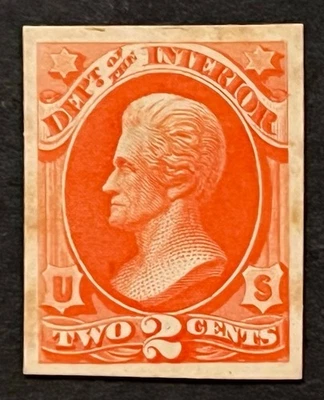 Travelstamps: US Stamps Scott #O16p4 Department of Int. Official Proof NGAI H - Image 1 of 4