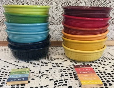 Fiesta Classic Rim 5 5/8" Small Bowl SOLD INDIVIDUALLY Not all colors pictured - Image 1 of 4