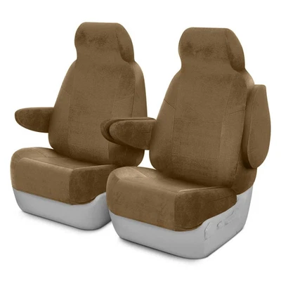 For Chrysler Grand Voyager 01-02 Velour 1st Row Beige Custom Seat Covers Foto 1 de 4