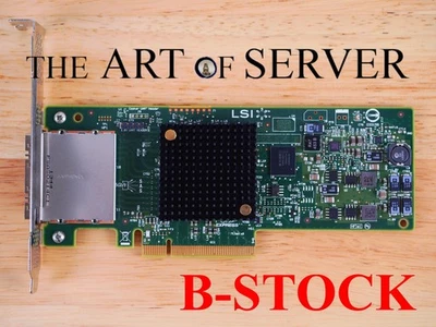 [B-STOCK] Genuino LSI 9207-8e SAS HBA 6Gbps PCI-E 3.0 P20 Modo TI ZFS TrueNAS Foto 1 de 4