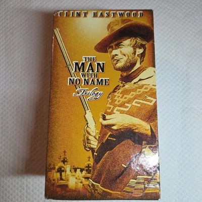 The Man with No Name Trilogy Box Set of 3 Movies VHS 1999 Clint Eastwood No Test - Image 1 of 4