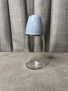 VTG Sugar Shaker Gemco Glass Blue Lid Dispenser Kitchen - Picture 1 of 9
