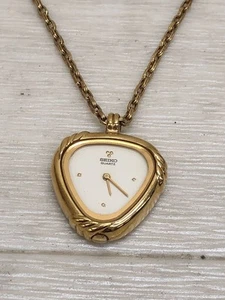 M2 SEIKO 2320 6580 170615 Pendant type watch Pocket watch Ladies watch Pendant w - Picture 1 of 4