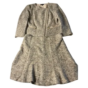 Ann Taylor Tweed Rock Anzug Set Blazer Rock Strukturiert Karriere Büro - Bild 1 von 14