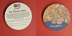 Paulaner München FC Bayern Offensive Einsatz Brauerei Bierdeckel Bier - Bild 1 von 1
