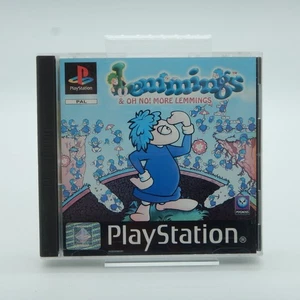 Lemmings & OH NO! More Lemmings - Sony PlayStation 1 PS1 - embalaje original instrucciones muy buenas - Imagen 1 de 7