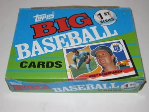 1990 TOPPS BIG BASEBALL 1° SERIE SCATOLA DI CERA - 36 CONFEZIONI ~ SPEDIZIONE GRATUITA ~ - Foto 1 di 6