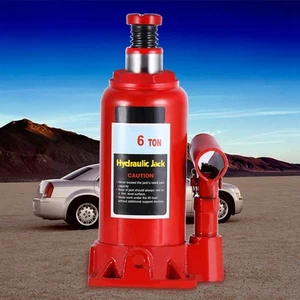 6T Heavy Duty Hydraulic Bottle Jack 6 Ton Capacity Vehicle Automotive Lift - Picture 1 of 12