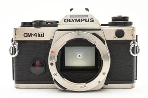 [Exc+5 w/Cap] Olympus OM-4 Ti Titan Silver SLR 35mm Film Camera Body OM Japan - Picture 1 of 24
