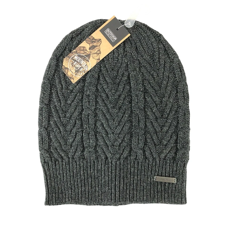 Gorro holgado Kaylie Slouch gris tejido con cable talla única Outdoor Research para mujer Foto 1 de 4
