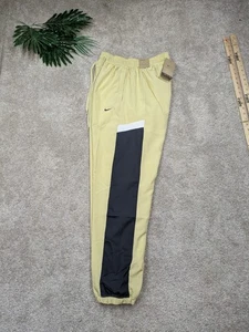 $ 70 Nike Jogginghose Herren XL hellbraun beige lockere Passform Mesh gefüttert Basketball neu mit Etikett - Bild 1 von 12