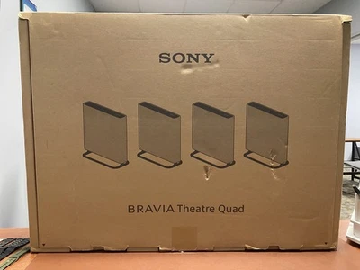 NEW Sony BRAVIA Theater Quad Bluetooth Home Speaker System 4 Count speakers gray - Image 1 of 4