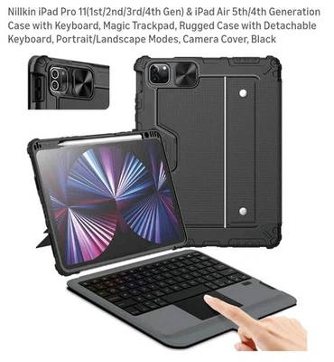 Nillkin iPad Pro 11 (Gen 1-4)  & iPad Air 5th/4th Generation Case with Keyboard - Image 1 of 4