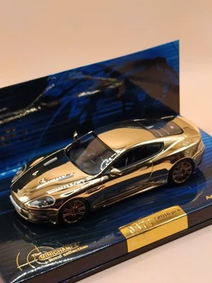 1/43 Minichamps 007 Bond Collection Aston Martin DBS Gold Plated SN: 0877/2016 - Image 1 of 4