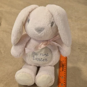 Kellytoy K Luxe My First Easter rosa Plüschhase Hase Baby Spielzeug Rassel 2019 - Bild 1 von 8