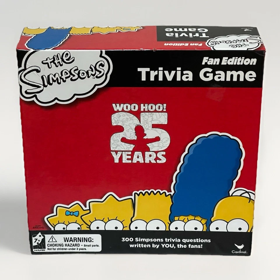The Simpsons Fan Edition Trivia Board Game Woo Hoo 25 years Set 2013 - Image 1 of 4