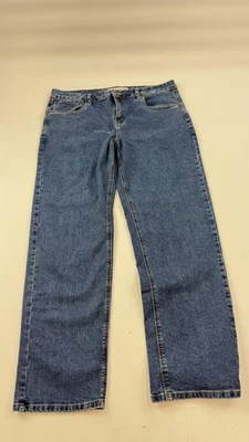 Free World Jeans Mens 38 Blue Straight Leg Denim Stretch Classic Fit - Image 1 of 4