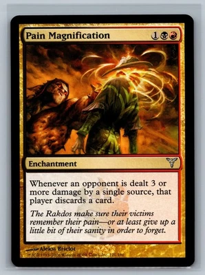 Magic The Gathering Dissension Pain Magnification #121/180 MTG TCG CCG - Image 1 of 2