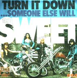Sweet - Turn It Down / ...Someone Else Will 7" (VG) .* - Picture 1 of 1