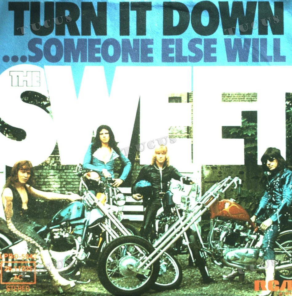 Sweet - Turn It Down / ...Someone Else Will 7" (VG) .* - Image 1 of 1