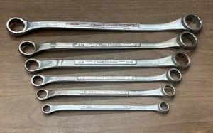 VTG Craftsman Double Box End Offset Wrench Set 3/8" to 1" USA πΊπΈ Pre-owned - Picture 1 of 6