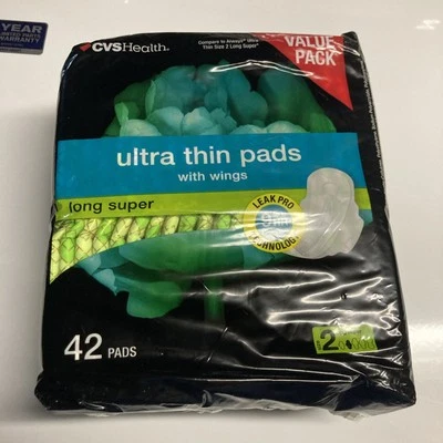 Almohadillas ultrafinas con alas, largas súper, talla 2-42 CT Foto 1 de 2