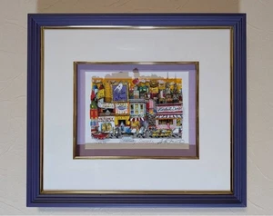 Charles Fazzino "BROADWAY SUNSET" 3D Artwork DX Edition signiert gerahmt ED200 - Bild 1 von 13
