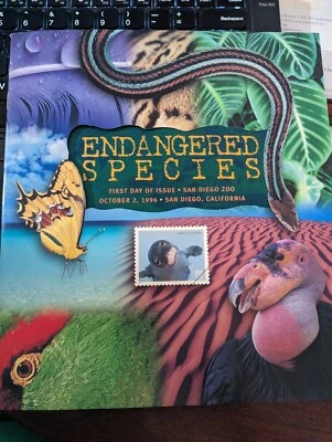 USPS Endangered Species - 1st Day of Issue October 2, 1996 #8869 SAN DIEGO ZOO - Image 1 of 4