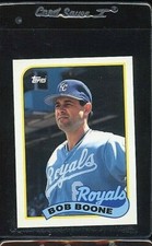 1989 TOPPS TRADED TIFFANY #12T BOB BOONE KANSAS CITY ROYALS 