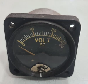 Militär Flugzeug VOLT DC Gauge Indikator Instrument Düsenjäger F-4 PHANTOM - Bild 1 von 2