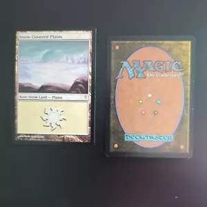 Tarjeta de Magic The Gathering Plains Cubiertas de Nieve # 151 juego ligero o mejor - Imagen 1 de 2
