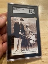 Babe Ruth SGC 10 Leaf Great Bambino Collector Card Sultan of Swat 2016 New York!