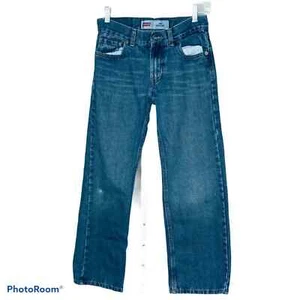 Levi's Boys 505 Straight Denim Jeans Blue Light 14 - Picture 1 of 5