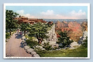 Hotel El Tovar Grand Canyon AZ Louis Akin  UNP Fred Harvey Phostint Postcard E15 - Picture 1 of 2