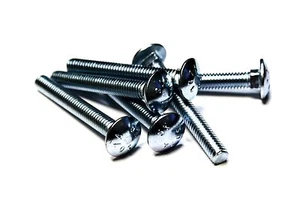 (5 pcs) 5/16"x2 1/2" Carriage Bolts - Zinc - Picture 1 of 1