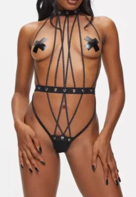 Ann Summers - CONFINED Crotchless BODY Size SMALL - 8-10 New With Tags - In Box - Image 1 of 4