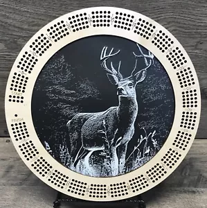 TAVOLA PRESEPE ACERO PERSONALIZZATA IL POTENTE CERVO BUCK 11” CASSETTO PORTAOGGETTI PIOLI, CARTE - Foto 1 di 10