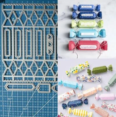 Candy Box Metal Cutting Dies Scrapbooking Embossing Paper Card Crafts Stencils - Image 1 of 4