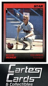 David Rohde 1989 Star Columbus Mudcats #20  Houston Astros