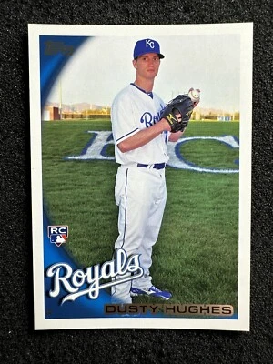 DUSTY HUGHES #524 2010 Topps Baseball RC Rookie Card QTY Kansas City Royals - Image 1 of 2