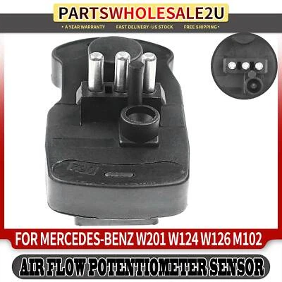 Sensor potenciómetro medidor de flujo de aire para Mercedes-Benz 190E 260E 300CE 300E 300SE Foto 1 de 4