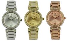 Prince London NY ladies coloured metal watch with stone set bezel and strap 7801